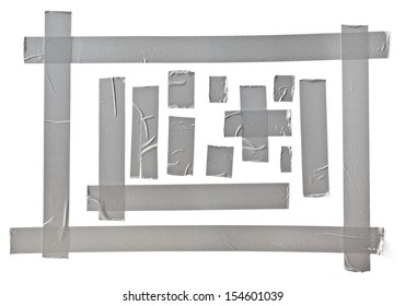 Silver Tape Set, CLIPPING PATH Included