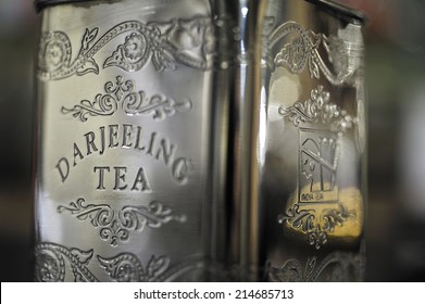 Silver Tea Box For Darjeeling Tea