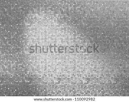 Silver tile background 3D simulation picture