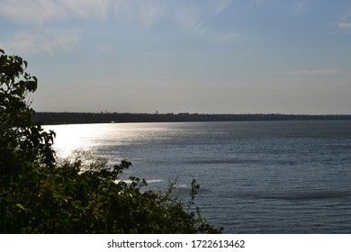 Silver Track On The Water