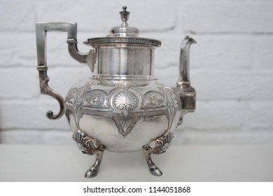 Silver Victorian Tea Set