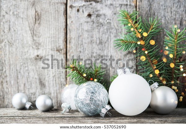 white christmas ornaments