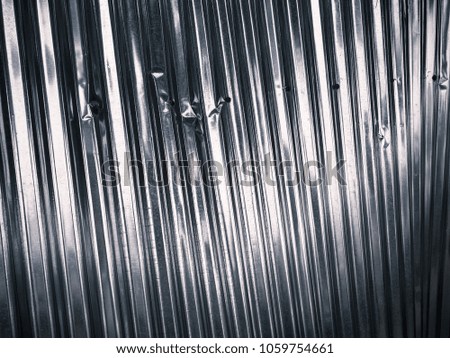Silver zinc sheet background. Abstract image.