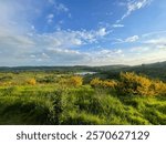 Silverdale Country park- a mesmerising countryside park place at the heart of nature, iridescent blue sky, white fluffy clouds, rivers, ponds and greenery. One of Stoke on Trent