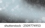 Silver-grey Christmas background with snowflakes