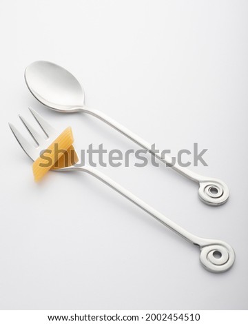 Silverware on a white tabke
