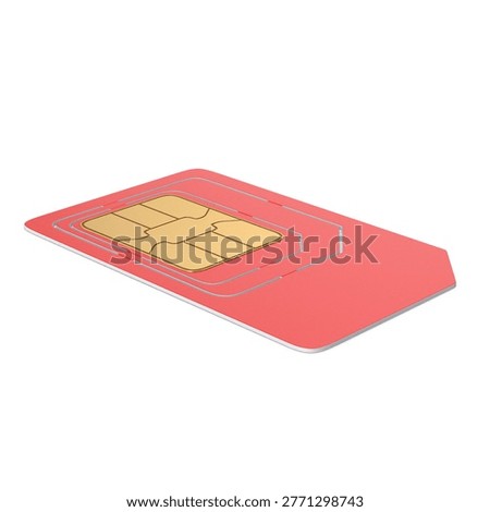 SIM Card Adapter Set Mobile Network Technology Telecom Micro Nano SIM Isolated
