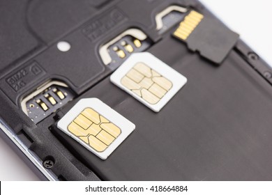 Inserting Two Sim Cards Mobile Phone Stock Photo 1308639106 | Shutterstock