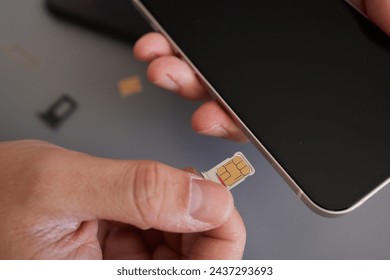 SIM card replacement in the phone