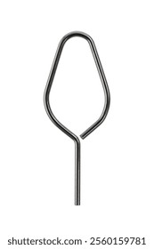 Sim card tray remover eject pin key tool isolated on white background