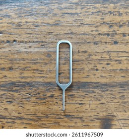 sim ejector located on the table