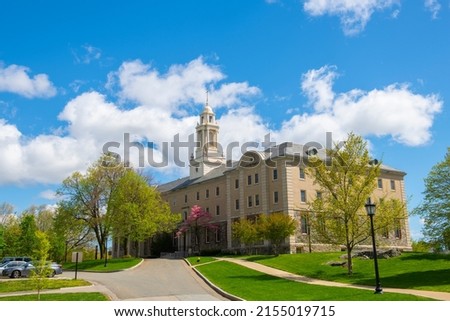 Simboli Hall, School of Theology and Ministry at 9 Lake Street in Boston College Brighton Campus, Brighton, city of Boston, Massachusetts MA, USA. 