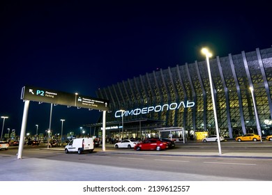 Simferopol.Crimea. May 26, 2021. The building of a new modern airport in Simferopol in the Republic of Crimea