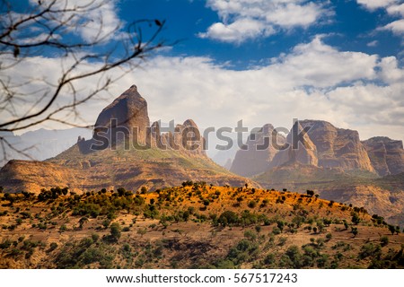 Simien Mountains National Park - UNESCO World Heritage Centre - Ethiopia Stock photo © 
