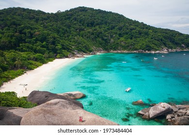 Similan Islands National Park Is The Top Ten Underwater Coral Parks In The World. With Its White Fine Sandy Beaches As Powder And Turquoise Crystal Sea Make It The Best Spot For Snorkeling And Scuba.