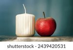 Similarity between apple and candle