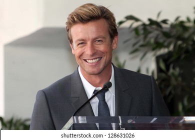 Simon Baker At Simon Baker Honored With Star On The Hollywood Walk Of Fame, Hollywood, CA 02-14-13