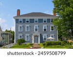 Simon Forrester House with Federal style at 188 Derby Street in Historic city center of Salem, Massachusetts MA, USA. 