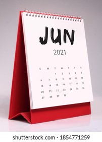 Simple Desk Calendar For  June 2021
