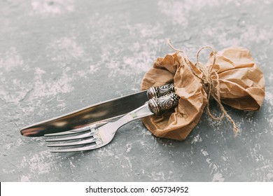 Simple fork and knife 