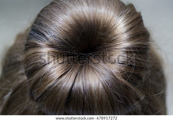 Simple Hairstyle Easy Hairstyle Long Hair Stock Photo Edit