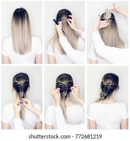 Step By Step Hairstyles Images Stock Photos Vectors