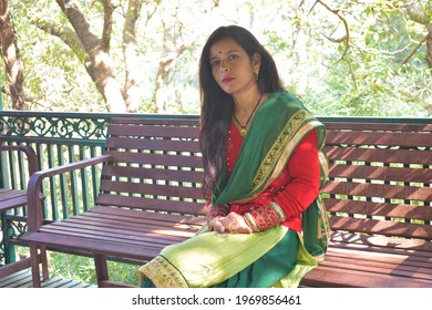 Simple Indian woman at Kasauli Himachal Pradesh India