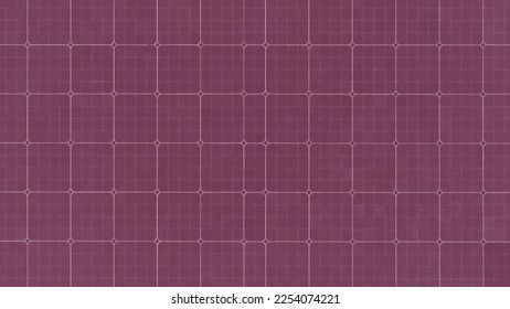 Simple interplay thin lines on a violet texture. Abstract geometric pattern with white lines, points and squares. A seamless background. Pink violet texture. Delicate, unique, design, space. Layout