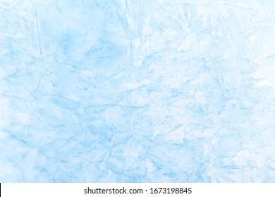 Simple Light Blue Abstract Background Texture, Blue Ice Like Winter Cold Surface, Creased, Crumpled Paper Cracks, Uneven Structure Artsy Backdrop, Design, Trendy Wrinkled Material, Graphical Resources