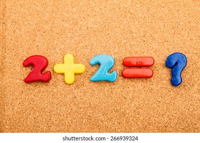 Simple mathematic addition, with the result as an unknown quantity 