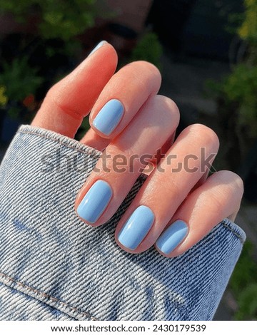 Similar – Foto Bild Leuchtend bunte Nagelglitzerpailletten