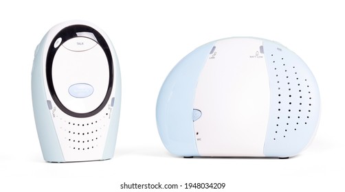 Simple Old Baby Monitor, Isolated On White