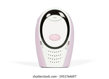 Simple Old Baby Monitor, Isolated On White