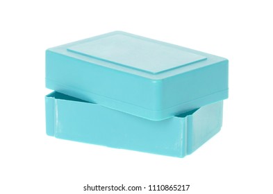 Simple Old Lunch Box Isolated On A White Background