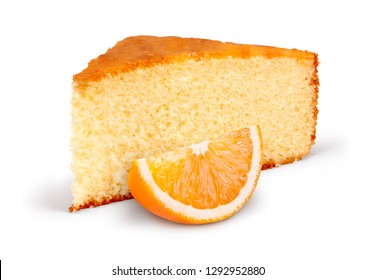 Simple Orange Cake With Orange Slice