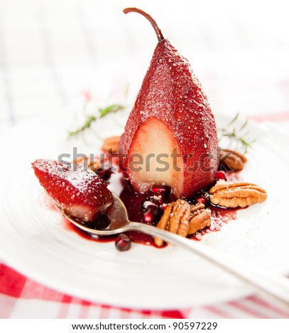 Similar – Image, Stock Photo Assorted gourmet pastries with fresh fruit toppings