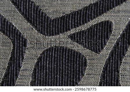 Simple pattern design on sofa surface