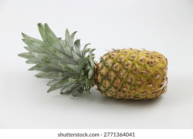 Simple pineapple on a white background