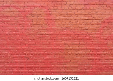 Simple red brick wall background