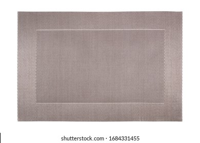 Simple Shiny Table Mat Texture For Multi Purpose Use Isolated On White Background.