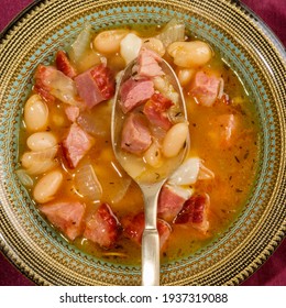 Simple Slow-cooker Ham And Cannellini Bean Soup