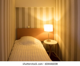 Simple Small Hotel Room (classic), Single Bed