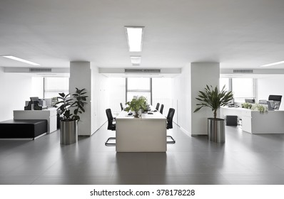 Simple And Stylish Office Environment
