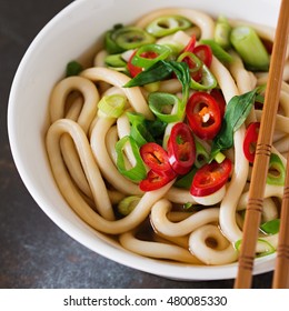 Simple Udon Noodle Soup.