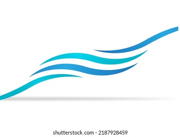 simple wave spalsh swoosh background