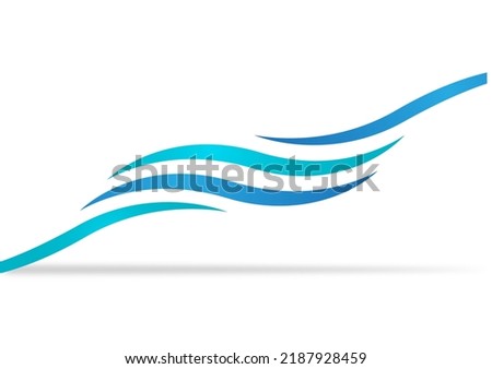 simple wave spalsh swoosh background