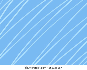 Simple white lines on light blue background illustration