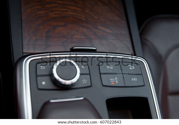 Simple\
yet stylish and balanced interior of a modern\
car