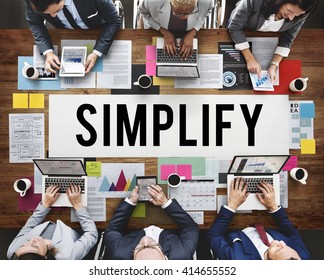 Simplify Business People Work Communication Concept