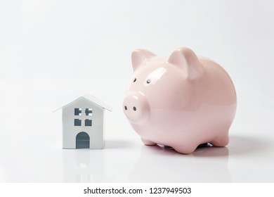 piggy bank shaped like a house